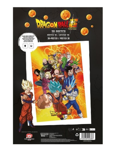 DRAGON BALL SUPER - Survivants - Poster 3D - 58x38cm 