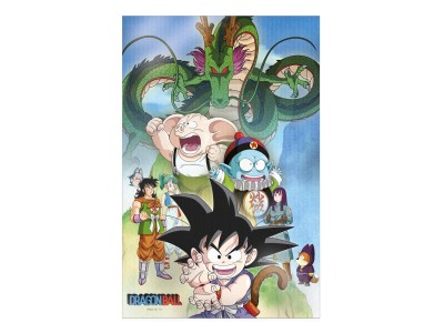 DRAGON BALL - Shenron & Héros - Poster 3D - 58x38cm 