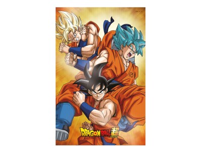 DRAGON BALL SUPER - Goku Evolution - Poster 3D - 58x38cm 