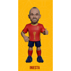ESPAGNE - Iniesta - Figurine Minix Coupe du Monde des Légendes 12cm 