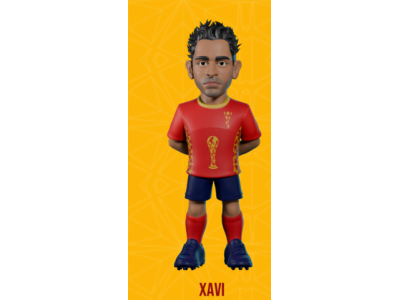 ESPAGNE - Xavi - Figurine Minix Coupe du Monde des Légendes 12cm 