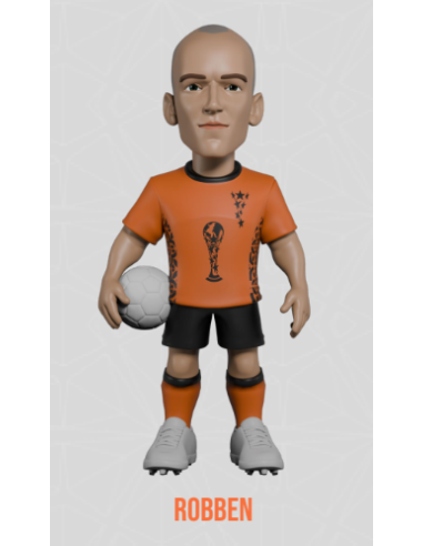 PAYS-BAS - Robben - Figurine Minix Coupe du Monde des Légendes 12cm 