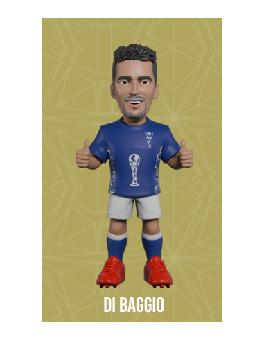 ITALIE - Baggio - Figurine Minix Coupe du Monde des Légendes 12cm 