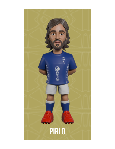 ITALIE - Pirlo - Figurine Minix Coupe du Monde des Légendes 12cm 