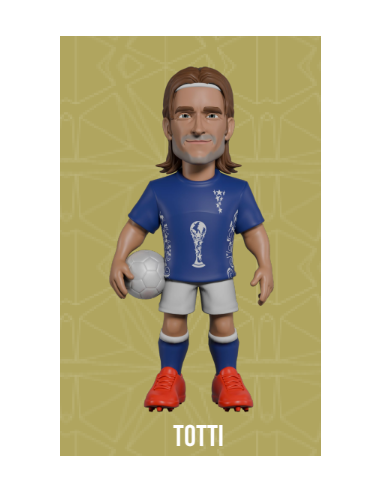 ITALIE - Totti - Figurine Minix Coupe du Monde des Légendes 12cm 