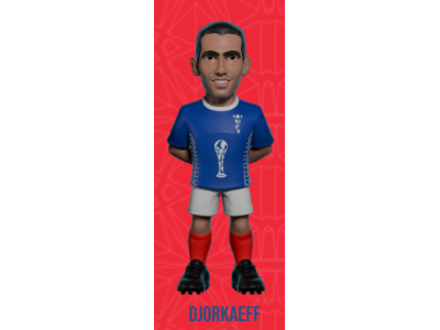 FRANCE - Djorkaeff - Figurine Minix Coupe du Monde des Légendes 12cm 