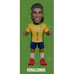 BRESIL - Ronaldinho - Figurine Minix Coupe du Monde des Légendes 12cm 