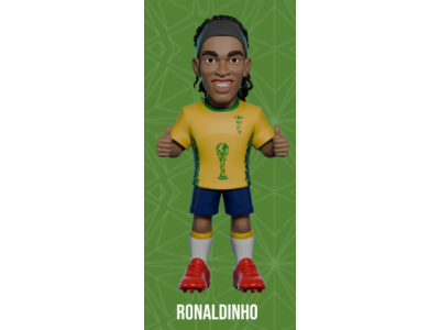 BRESIL - Ronaldinho - Figurine Minix Coupe du Monde des Légendes 12cm 