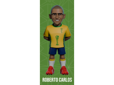 BRESIL - Roberto Carlos - Fig. Minix Coupe du Monde des Légendes 12cm 