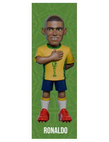 BRESIL - Ronaldo - Figurine Minix Coupe du Monde des Légendes 12cm 