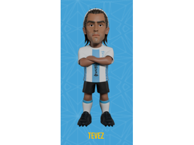 ARGENTINE - Tevez - Figurine Minix Coupe du Monde des Légendes 12cm 