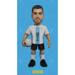 ARGENTINE - Agüero - Figurine Minix Coupe du Monde des Légendes 12cm 