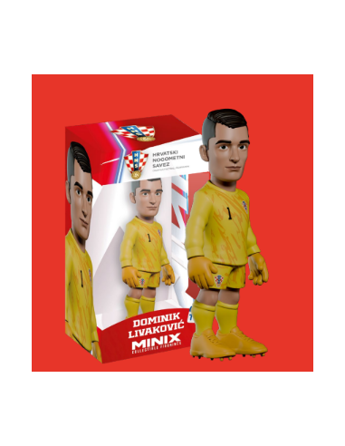 CROATIE - Livakovic - Figurine Minix Coupe du Monde 12cm 