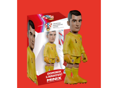 CROATIE - Livakovic - Figurine Minix Coupe du Monde 12cm 