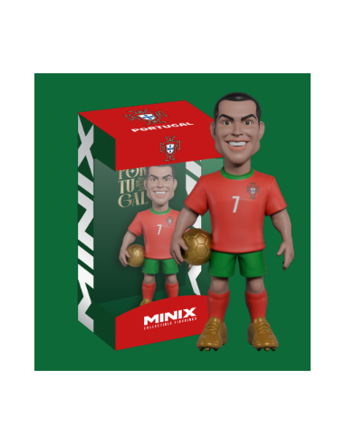 PORTUGAL - Ronaldo - Figurine Minix Coupe du Monde 12cm 