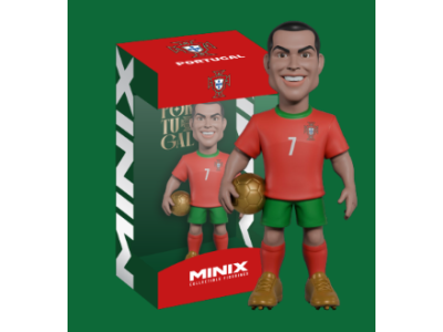 PORTUGAL - Ronaldo - Figurine Minix Coupe du Monde 12cm 