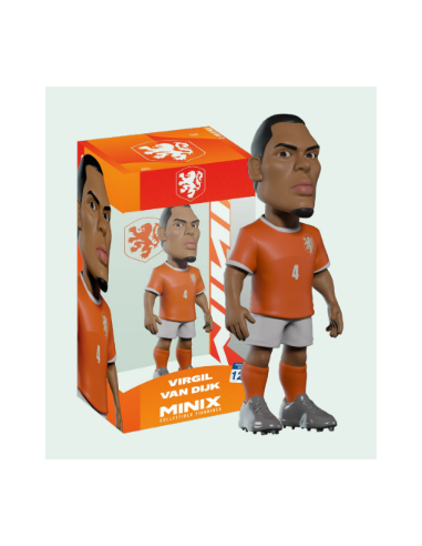 PAYS-BAS - Van Dijk - Figurine Minix Coupe du Monde 12cm 