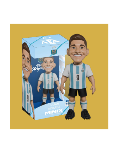 ARGENTINE - Alvarez - Figurine Minix Coupe du Monde 12cm 