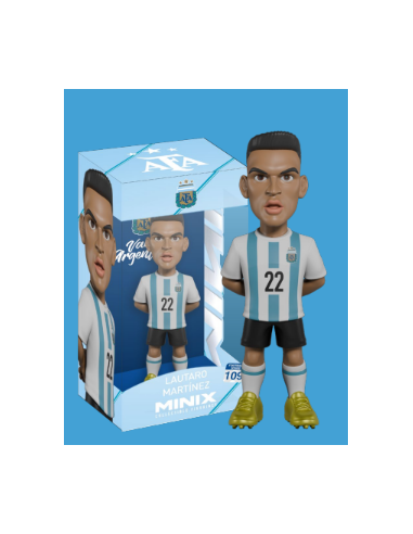 ARGENTINE - Lautaro Martinez - Figurine Minix Coupe du Monde 12cm 