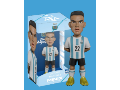 ARGENTINE - Lautaro Martinez - Figurine Minix Coupe du Monde 12cm 
