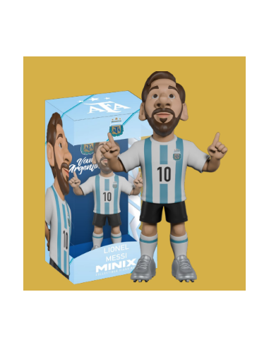 ARGENTINE - Messi - Figurine Minix Coupe du Monde 12cm 