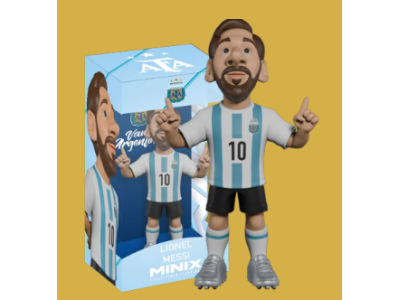 ARGENTINE - Messi - Figurine Minix Coupe du Monde 12cm 