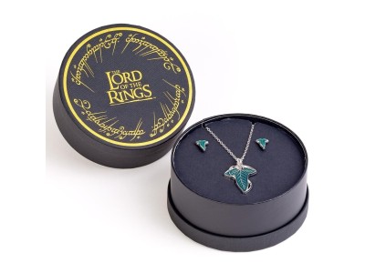 SEIGNEUR DES ANNEAUX - Coffret Lorien - Collier &Boucles d'Oreilles 