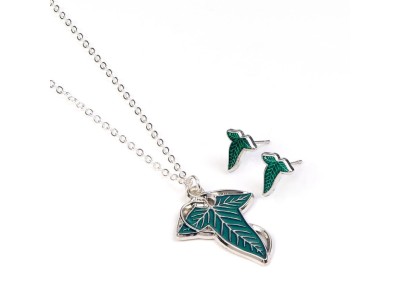 SEIGNEUR DES ANNEAUX - Coffret Lorien - Collier &Boucles d'Oreilles 