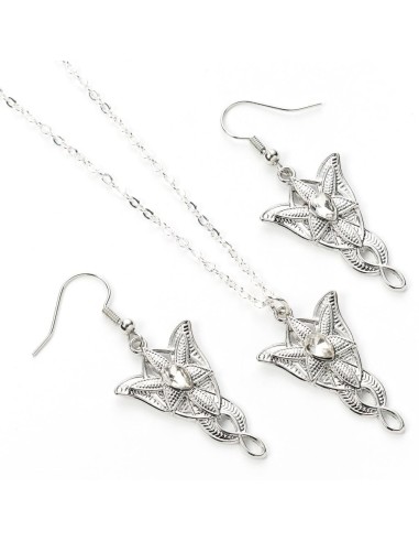 SEIGNEUR DES ANNEAUX - Coffret Evenstar - Collier &Boucles d'Oreilles 