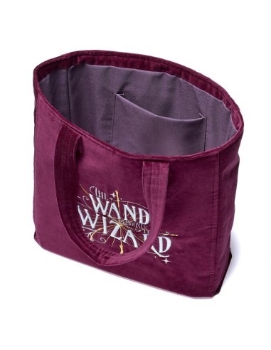 HARRY POTTER - Baguette - Sac Premium Brodé et Velours 