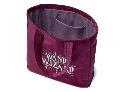 HARRY POTTER - Baguette - Sac Premium Brodé et Velours 
