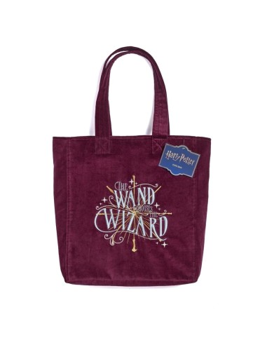 HARRY POTTER - Baguette - Sac Premium Brodé et Velours 