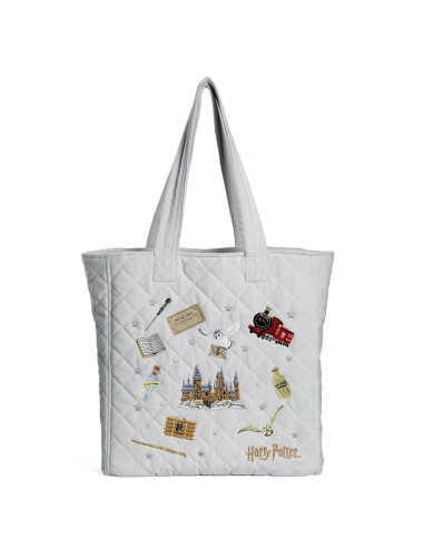 HARRY POTTER - Symboles - Sac Premium Brodé et Velours 