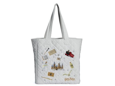 HARRY POTTER - Symboles - Sac Premium Brodé et Velours 