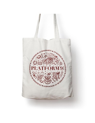 HARRY POTTER - Plateforme 9 3/4 - Tote Bag - 36x42cm 