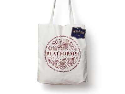 HARRY POTTER - Plateforme 9 3/4 - Tote Bag - 36x42cm 