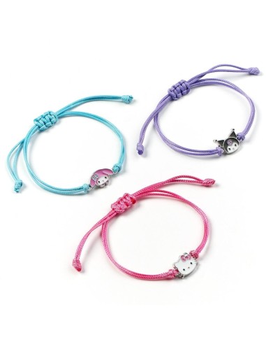 HELLO KITTY & Friends - Set de 3 Bracelets de l'Amitité 