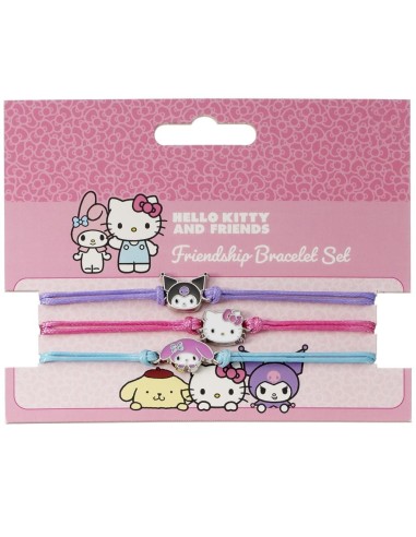 HELLO KITTY & Friends - Set de 3 Bracelets de l'Amitité 