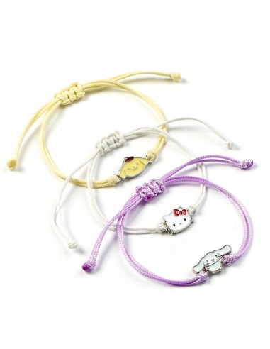 HELLO KITTY & Friends - Set de 3 Bracelets de l'Amitité 