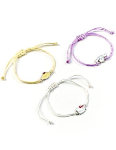 HELLO KITTY & Friends - Set de 3 Bracelets de l'Amitité 