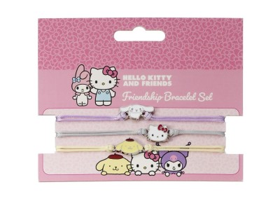 HELLO KITTY & Friends - Set de 3 Bracelets de l'Amitité 
