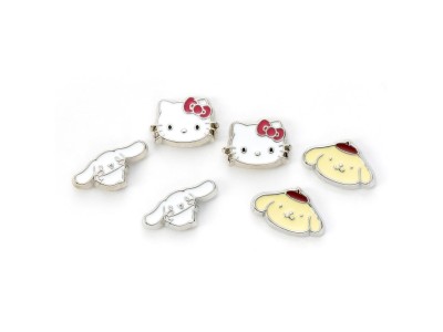 HELLO KITTY & Friends - Set de 3 Pairs de Clous d'Oreilles 