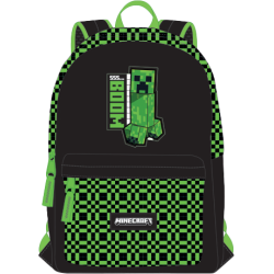 MINECRAFT - Boom - Sac à Dos 1 Comp. + poche '42x30x18cm' 