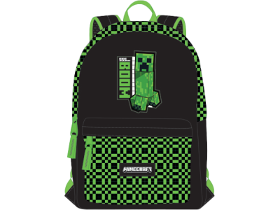 MINECRAFT - Boom - Sac à Dos 1 Comp. + poche '42x30x18cm' 