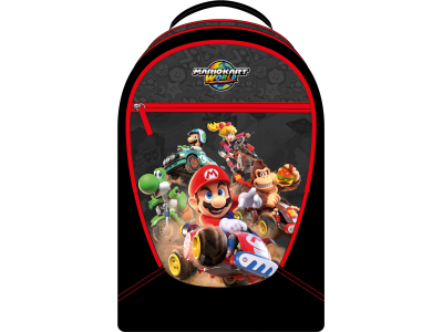 MARIO KART WORLD - Sac à Dos 3 Compartiments  '32x45x18cm' 