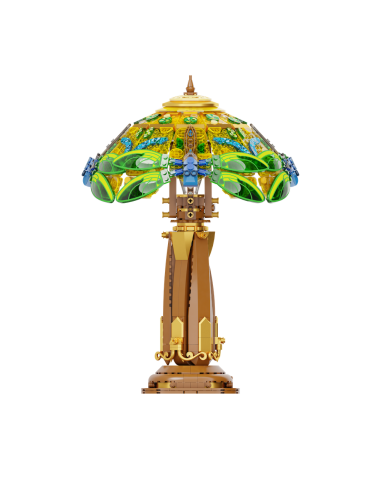 PANTASY - Stained Glass Table Lamp - Bloc de Construction 1067 pcs 
