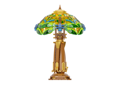 PANTASY - Stained Glass Table Lamp - Bloc de Construction 1067 pcs 