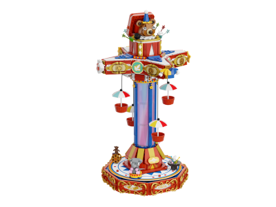 PANTASY - Circus Paradrop - Bloc de Construction 1680 pcs 
