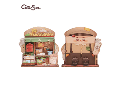 TALEBOX CORNER - Mini House Kit - Kioske à Journaux - 50pc 