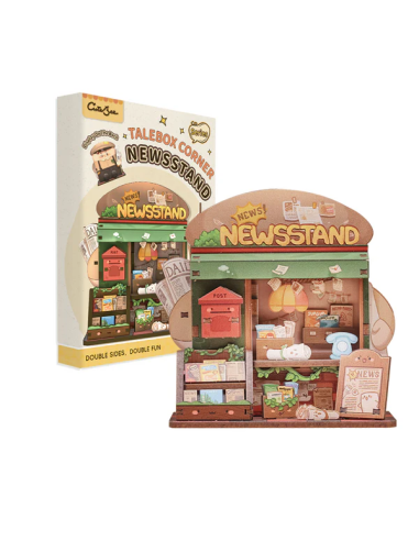 TALEBOX CORNER - Mini House Kit - Kioske à Journaux - 50pc 